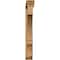 Ekena Millwork Balboa Traditional Rough Sawn Bracket w/ Offset Brace, Western Red Cedar, 6"W x 36"D x 48"H BKT0604X36X48BOA01RWR - alternate 3